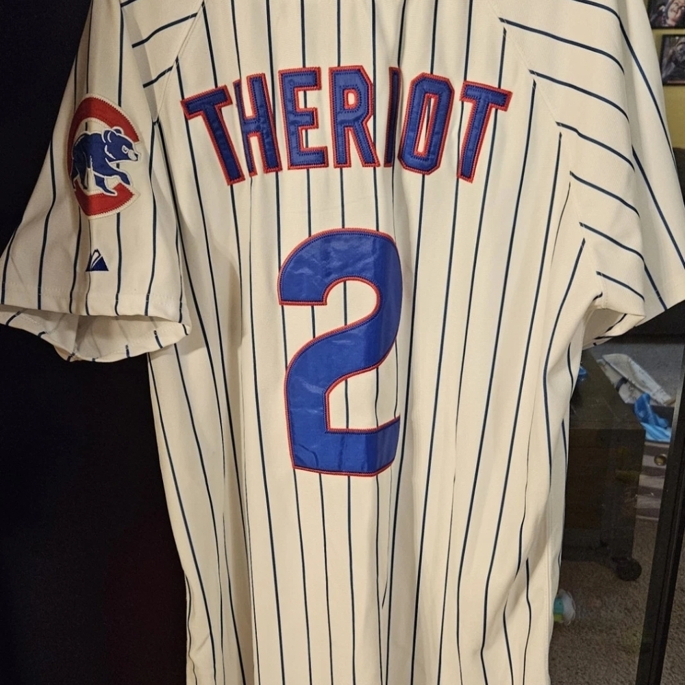 Majestic Authentic Cubs Ryan Theriot Jersey